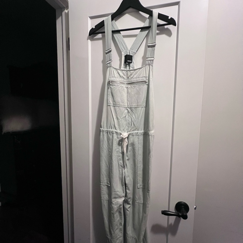 Wilfred Soft baby blue Jumpsuit with Adjustable Straps